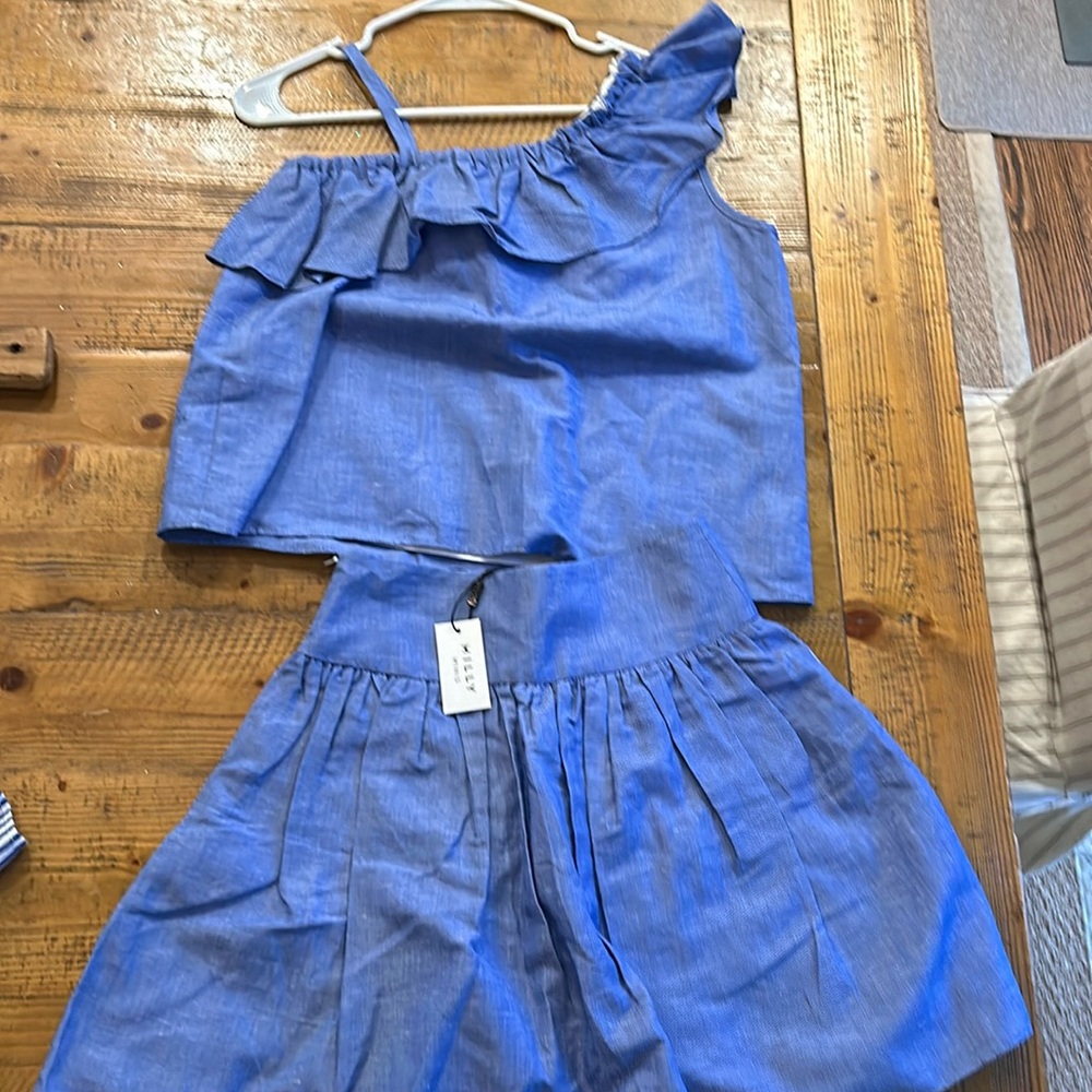 Milly Minis 2 piece set - skirt and top size 14